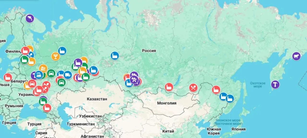 Исследовательский проект составил интерактивную карту остановок производств, массовых увольнений, задержек зарплат и переводов на сокращённую рабочую неделю по всей стране. С начала 2026 года случаев стало больше, чем за весь прошлый год.