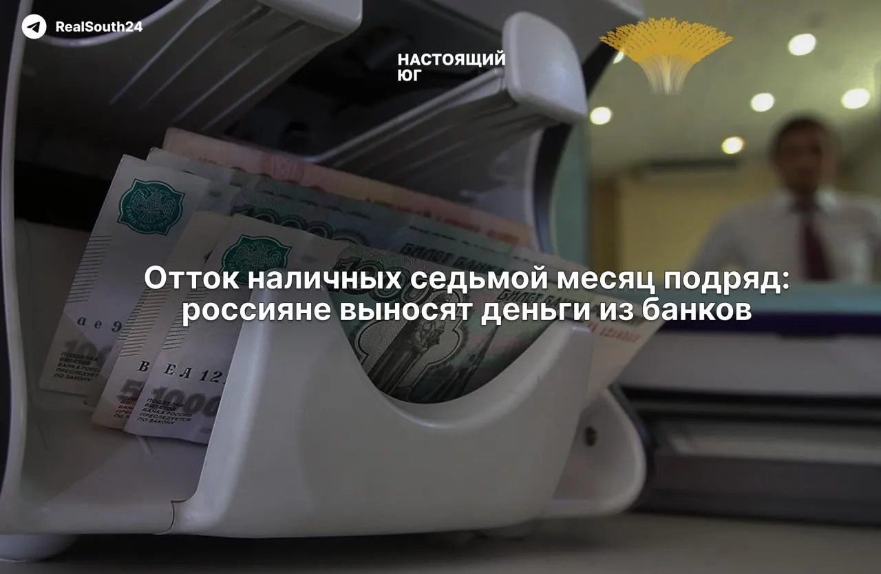 За первые две недели августа граждане и бизнес забрали из банков 286,4 млрд рублей; с начала года общая сумма достигла 2,4 трлн рублей.