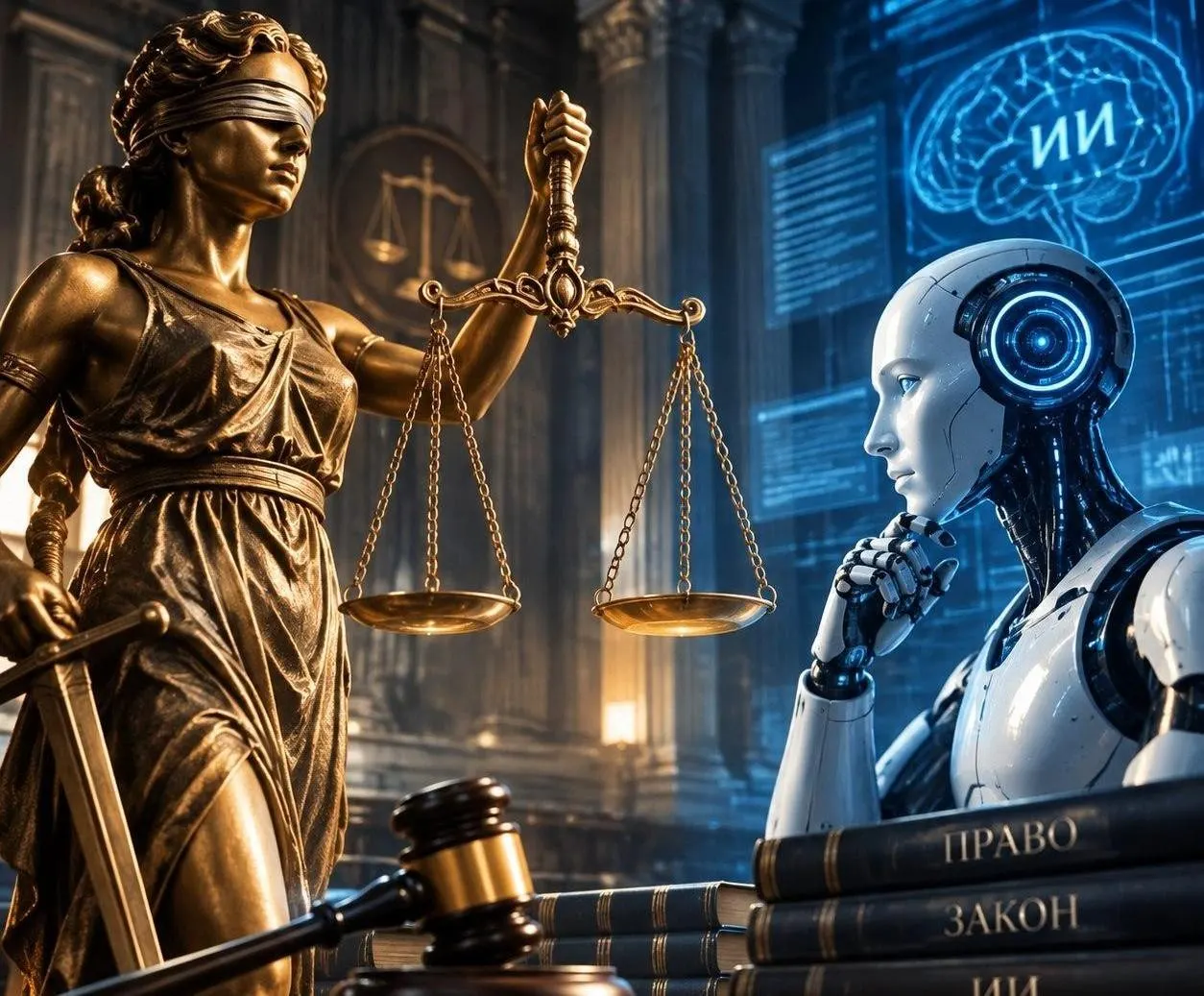 Через год в судах начнут применять системы искусственного интеллекта.